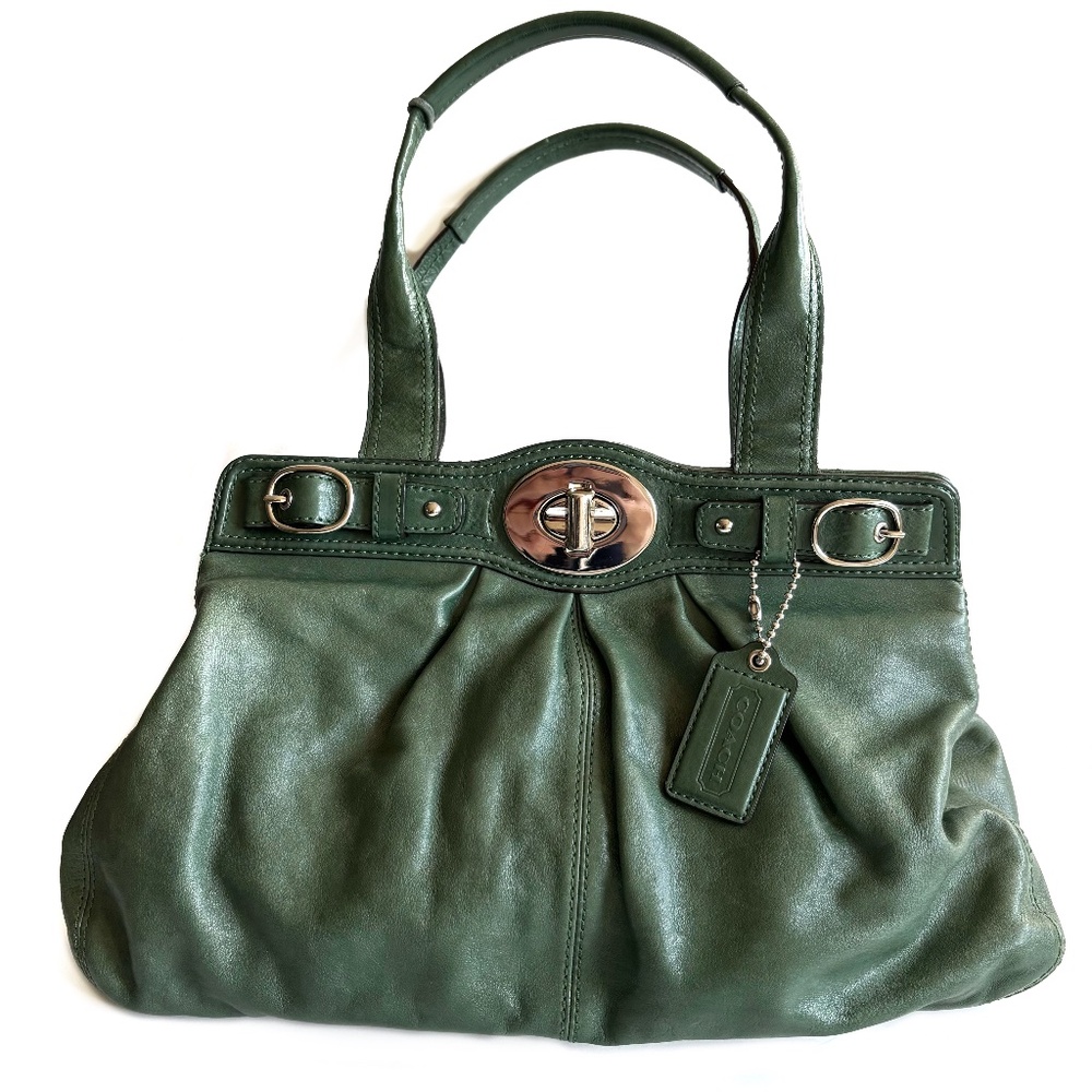 Coach Garnet Turnlock Purse